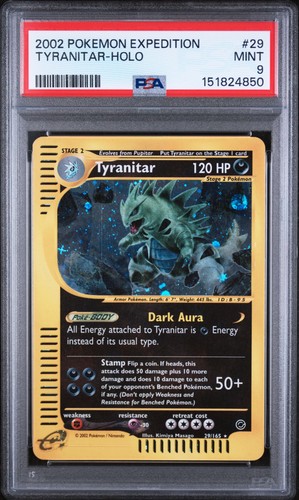 Tyranitar graded PSA 9 for sale on eBay