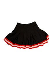 Cheerleader Supply Co Inc Black, White And Orange Pleated Skirt 9 Vintage