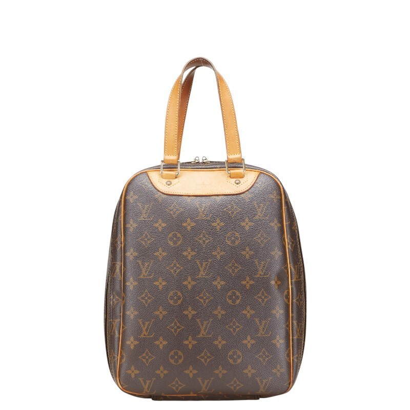 Louis Vuitton Monogram Exclusion Handbag M41450 Brown PVC Leather Women Shoulder Bag