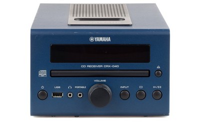 Yamaha CRX-040 CD Receiver blau + FB / USB / gewartet 1 Jahr Garantie [3]