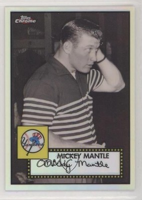 2007 Topps Chrome The Story Refractor 12/500 Mickey Mantle #MMS13 HOF 0u7