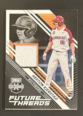 2021 Panini Elite Extra Edition Future Threads Heston Kjerstad #FT-HK