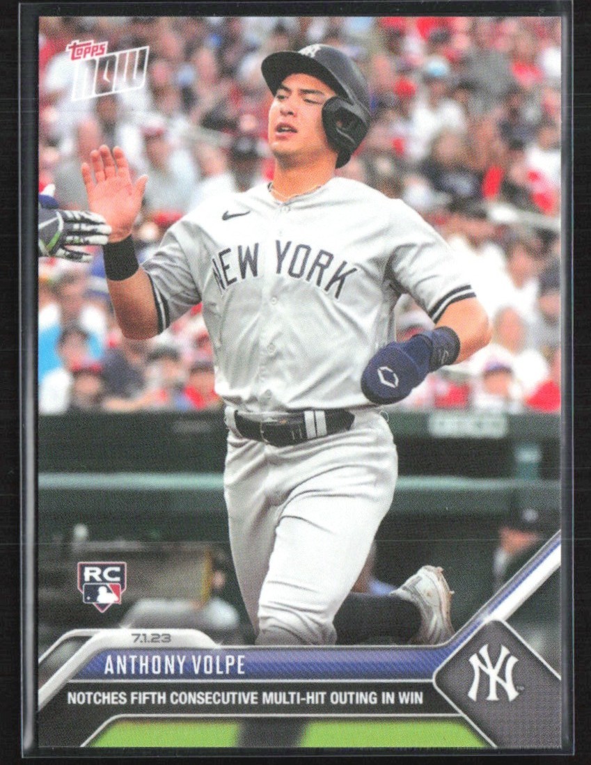Anthony Volpe 2023 Topps Now RC PR1734 B #519 New York Yankees