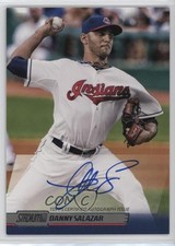 2014 Topps Stadium Club Auto Danny Salazar #SCA-DS Auto jg5