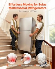 2-Person Moving Straps 1000 lb Capacity   Furniture Lifter  Carrying Straps