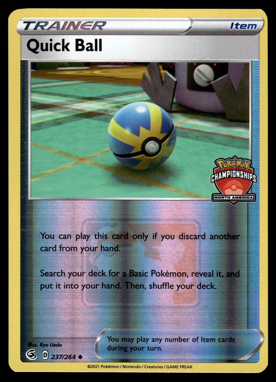 Quick Ball (North America Championships) Reverse Holo 237/264 Promo Pokemon