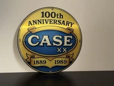 Case Cutlery Knives  Vintage  Style Metal Sign 100th Anniversary
