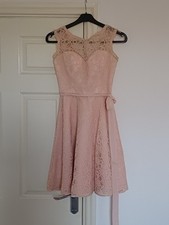 More Lee By Madeline Gardner Stunning Light Pink Lace Party Dress Size 10