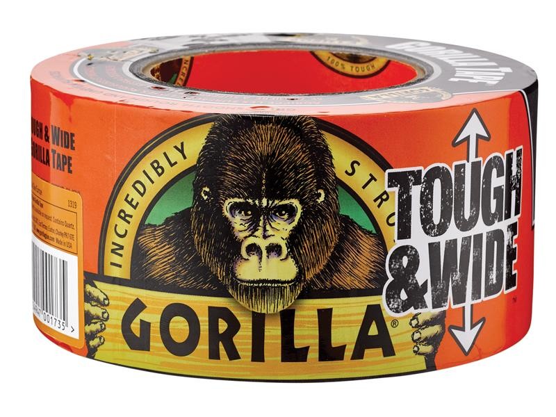 Gorilla Glue Tape Strong Tough Thick Weather Resistant - 48mm x 27m - White - Image 5