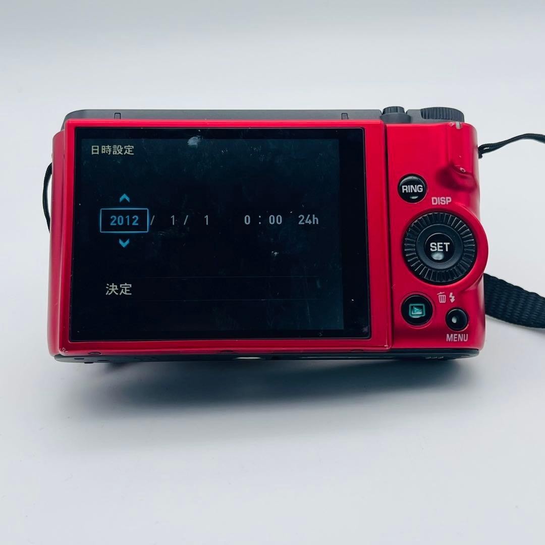 CASIO EXILIM EX-ZR1000 Red 16.1MP Compact Digital Camera Used From