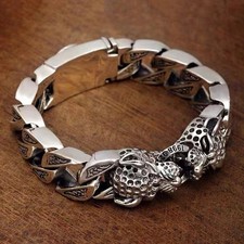 Vintage Mens Bracelet Chain Bangle Vintage Punk Jewelry Gift