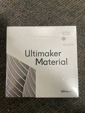 ULTIMAKER MATERIAL PLA MATERIAL SILVER 2.85mm 750gram. For 3D Printing