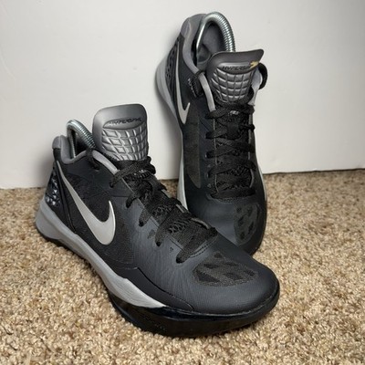 Nike Zoom Volley Hyperspike Volleyball Shoe Black Silver (585763-001) size 8