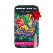Premier colored Pencils, Soft Core, Assorted Colors, 24 Count - Durable, Vibr...