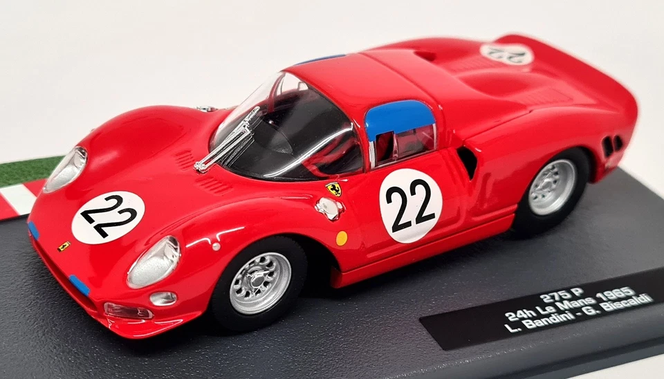Altaya 1/43 Ferrari 275P 24H Le Mans 1965 Bandini Biscaldi #22 Diecast Model Car Foto 3 de 4