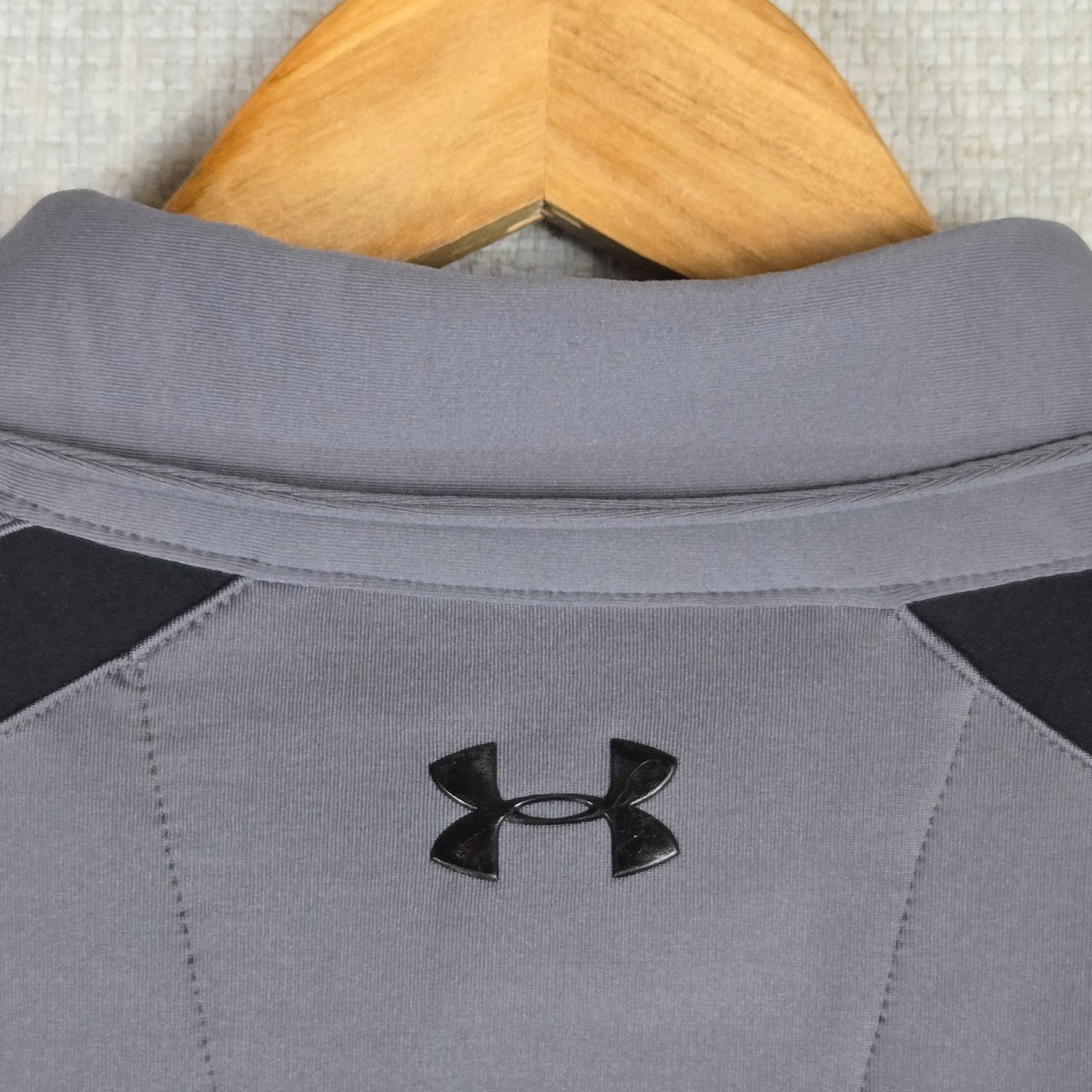 UNDER ARMOUR x SPANISH BAY ColdGear MIcrofleece Lined Mens Large Polo Shirt image 8