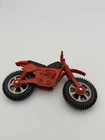 Vintage 1983 Tonka Red Dirt Bike Motorcycle Toy Hong Kong 80s 3" Vehicle And Sta