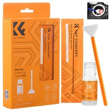 K F CONCEPT 24mm Full Frame Sensor Cleaning Swab 10  20ml 24mm, orange