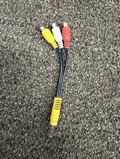 AV Male to 3 RCA Female Cable Video Component AV Adapter Cable SKU:P