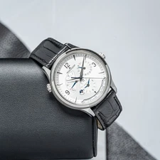 Jaeger-LeCoultre Master Control Geographic Steel Auto 40mm Strap Watch Q4128420