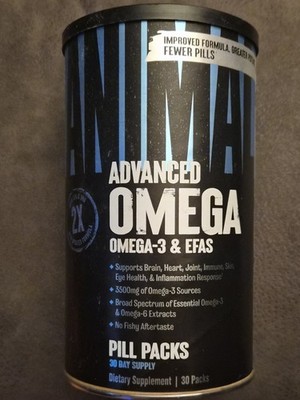Universal Nutrition Animal Omega Dietary Supplement 30 Pack ex9/26
