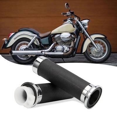 1 Pair Motorcycle Grip Throttle Tube 1'' Replacement Small, black 