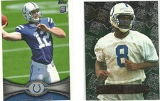 2012 Topps Football & 1996 Fleer Metal ~ Indianapolis Colts Team Set ~ NrM