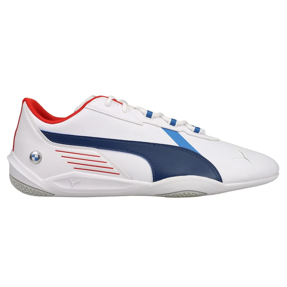 Scarpe casual sneakers PUMA Bmw Mms RCat Machina stringate uomo bianche 307102 02