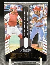 2022 Panini Absolute #HD-JM Joe Morgan / Johnny Bench Historical Duals