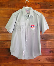 Propper Men's Poly/Wool Blend Short Sleeve Military Shirt Gray Green 17 AG469