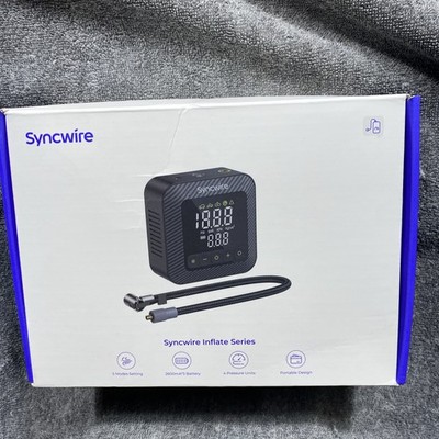 Syncwire Digital Tire Inflator Portable Air Compressor Pump 12V or Battery Power