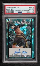 2023 Leaf Metal Thrillerz Water Crystals 3/5 Zack Qin #T-ZQ1 PSA 8 Auto 8d2
