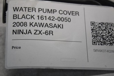 WATER PUMP COVER BLACK 16142-0050 2008 KAWASAKI NINJA ZX-6R | eBay