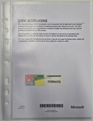 RDS-Zugriffslizenz (User CAL) für Windows Server 2019   Fujitsu OEM 106025253691