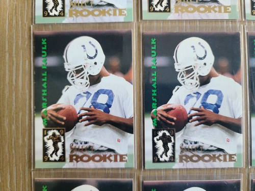 1994 PINNACLE SELECT ROOKIE FOOTBALL CARDS MARSHALL FAULK #200 - 15 CARD LOT - Picture 3 of 10