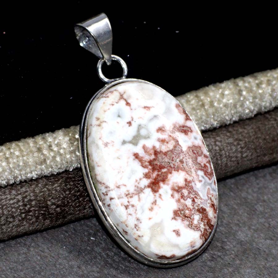 925 Silver Plated Mexican Laguna Lace Ethnic Pendant Jewelry Size 1.7