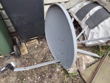 Metronic satellite receiver plus 85 cm dish and positioner with cables