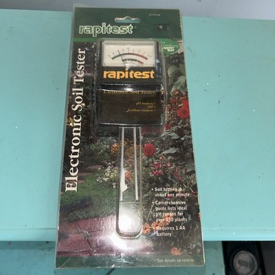 Luster Leaf Rapitest 1860 Electronic Soil pH Fertility Tester Lawn Garden