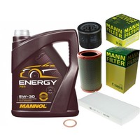 Mann Inspektionspaket 5L Mannol Energy 5W-30 FüR Renault Twingo I 1.2