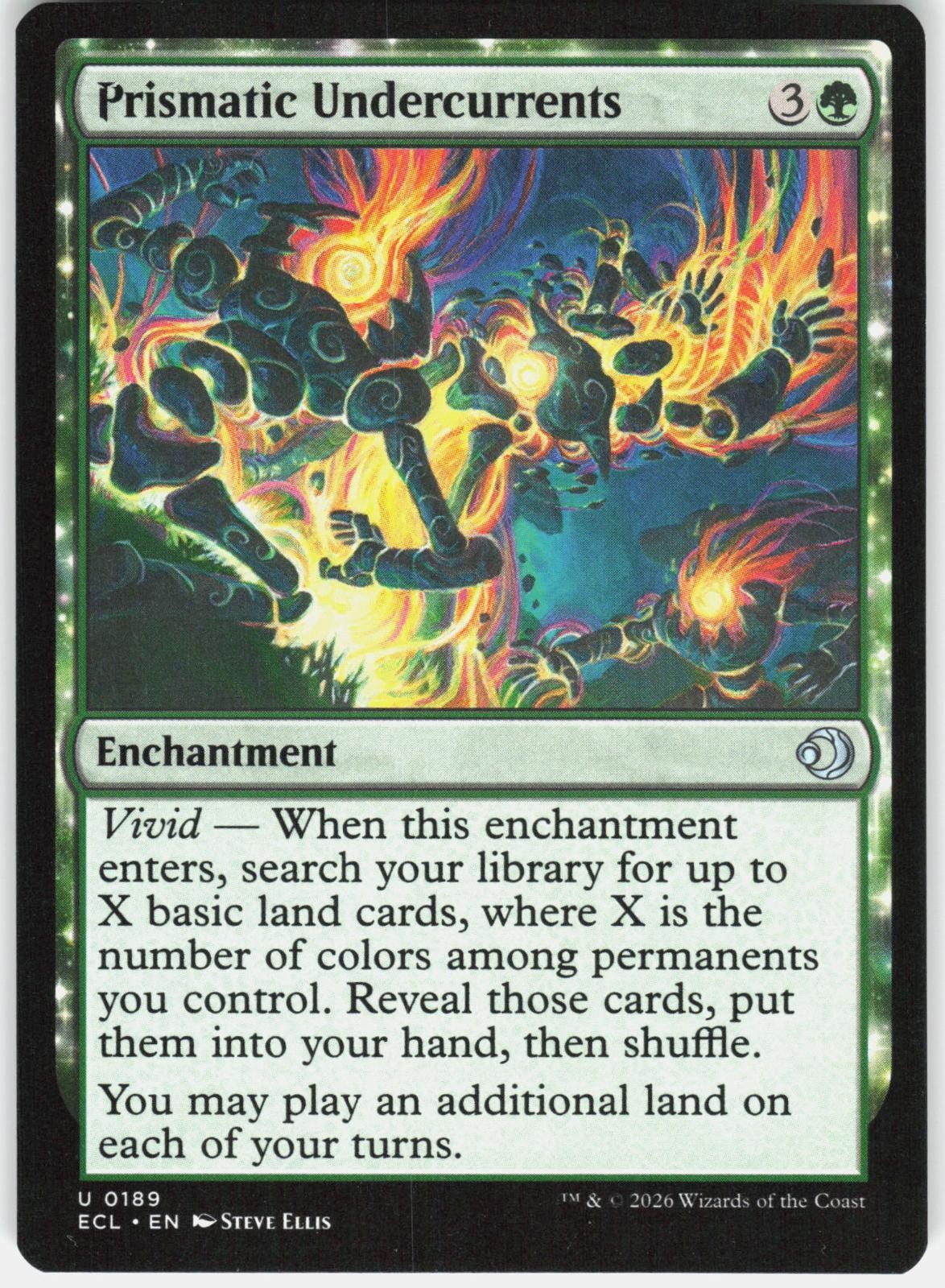 Prismatic Undercurrents 189 Uncommon Lorwyn Eclipsed Magic: The Gathering NM/M