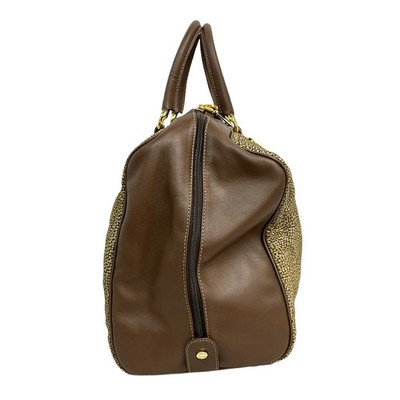 redwall BORBONESE - Beige Light Brown Gold Suede Leather Boston 