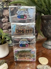 4 Pack Grin Studios Diamond Dig It Boxes 1:24 Real Diamond Gem Collection