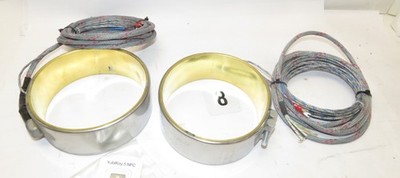 Lot of (2) Soplar Die Heater Bands 150X 60  250V  1000W 6'' Dia.