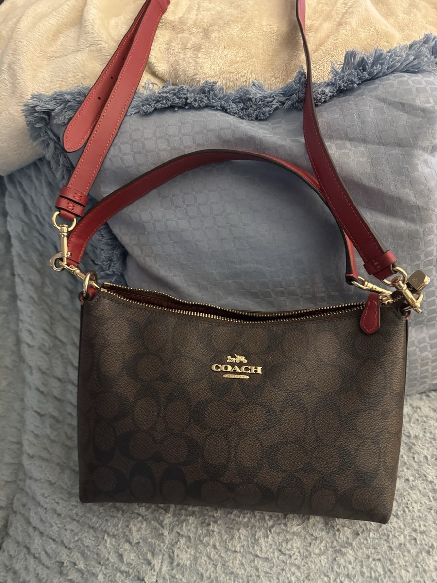 Coach Clara CF377 Women's Shoulder Bag - Brown,matching Wallet And