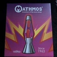 Mathmos Lava Lamp Astro black base Violet/Red With Original Boxes