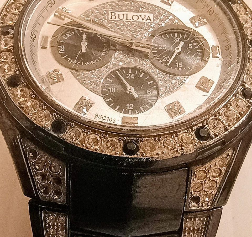 Bulova Swarovski 98C102 (Read Description For Condition) - Image 4 of 4