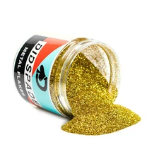 4oz Classic Gold 0.008 Gold Micro Metal Flake - Solvent Resistant Glitter