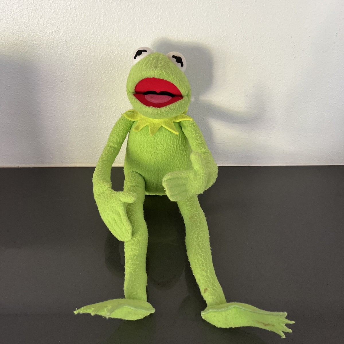 ヴィンテージ おしゃべり　カーミット　大きな　ぬいぐるみ applause Kermit the Frog 19” Applause Talking Bendable Posable Plush