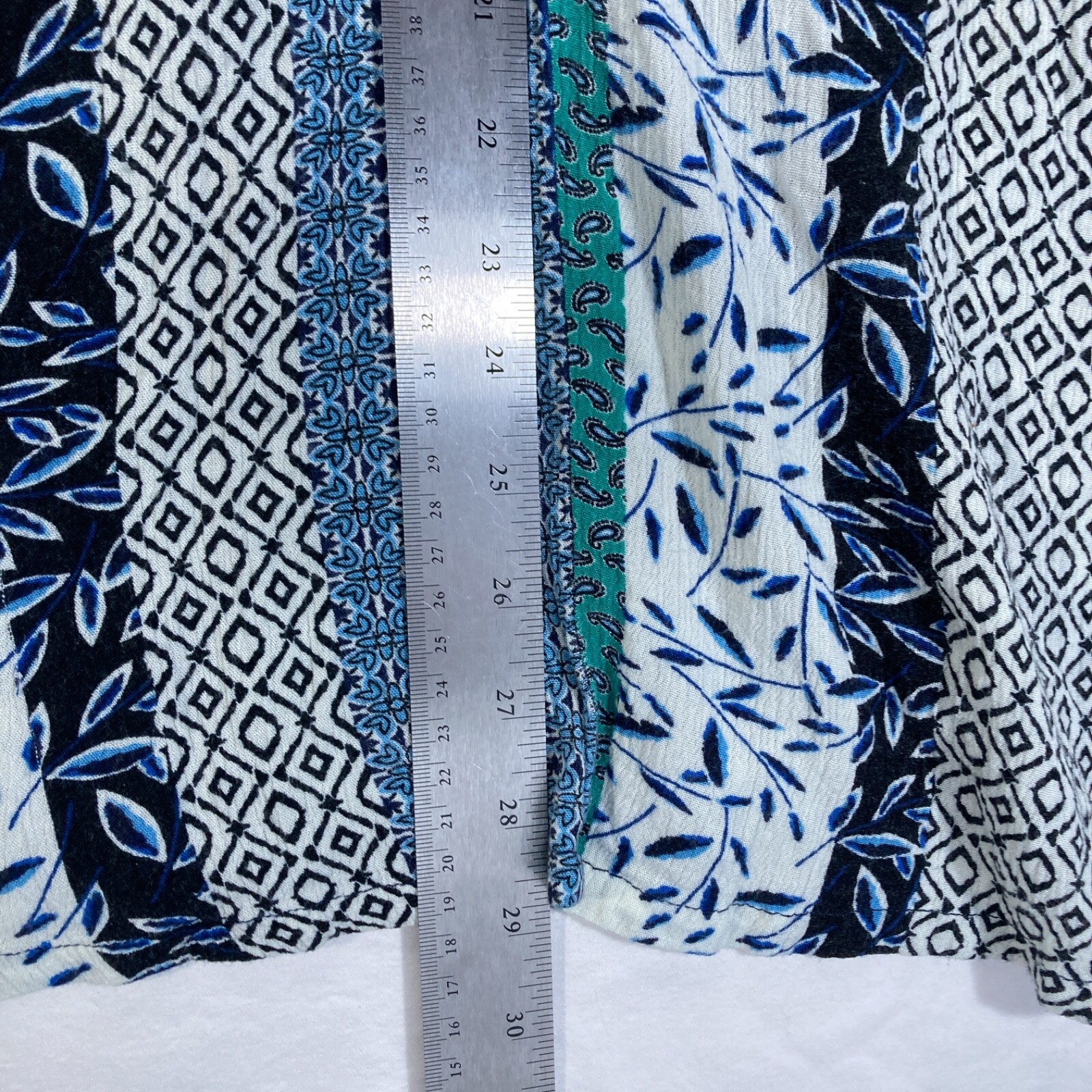 Flared Sleeve Patchwork Crochet Tunic Boho Zac & … - image 9