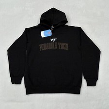 Virginia Tech Hokies NCAA Black Pullover Hoodie Sweatshirt Youth Boys Size S